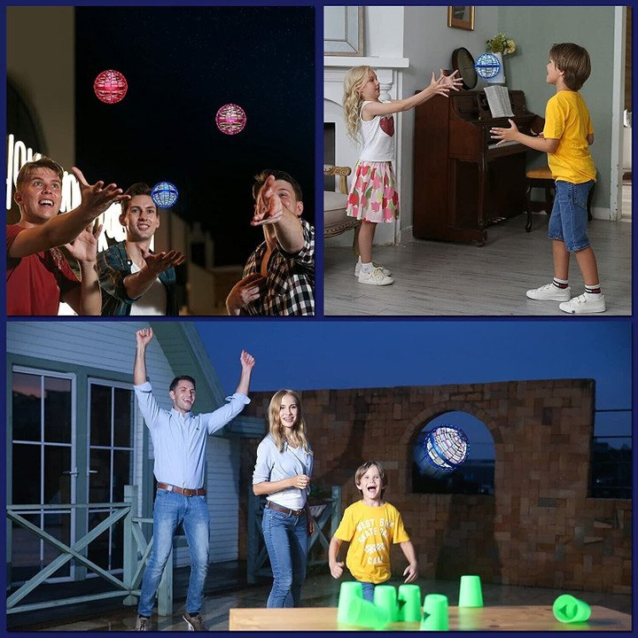 Mini-dron s LED světly pro děti – Ovládaný ručně a bezpečný
