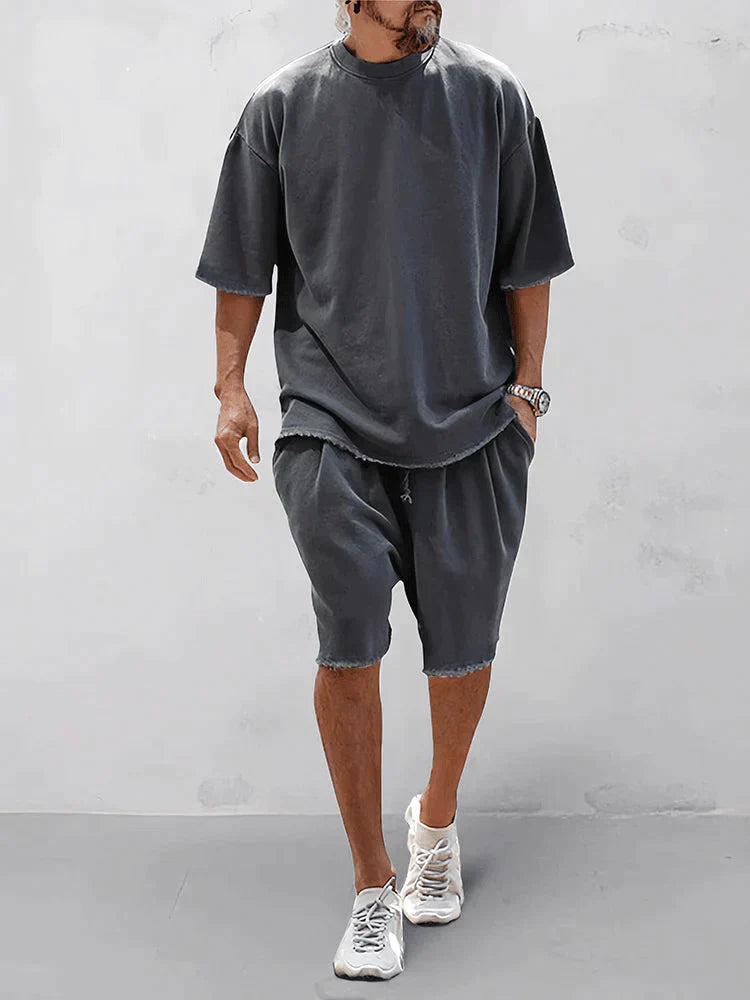 Uvolněný pánský sportovní set v loose-fit stylu – Cassian