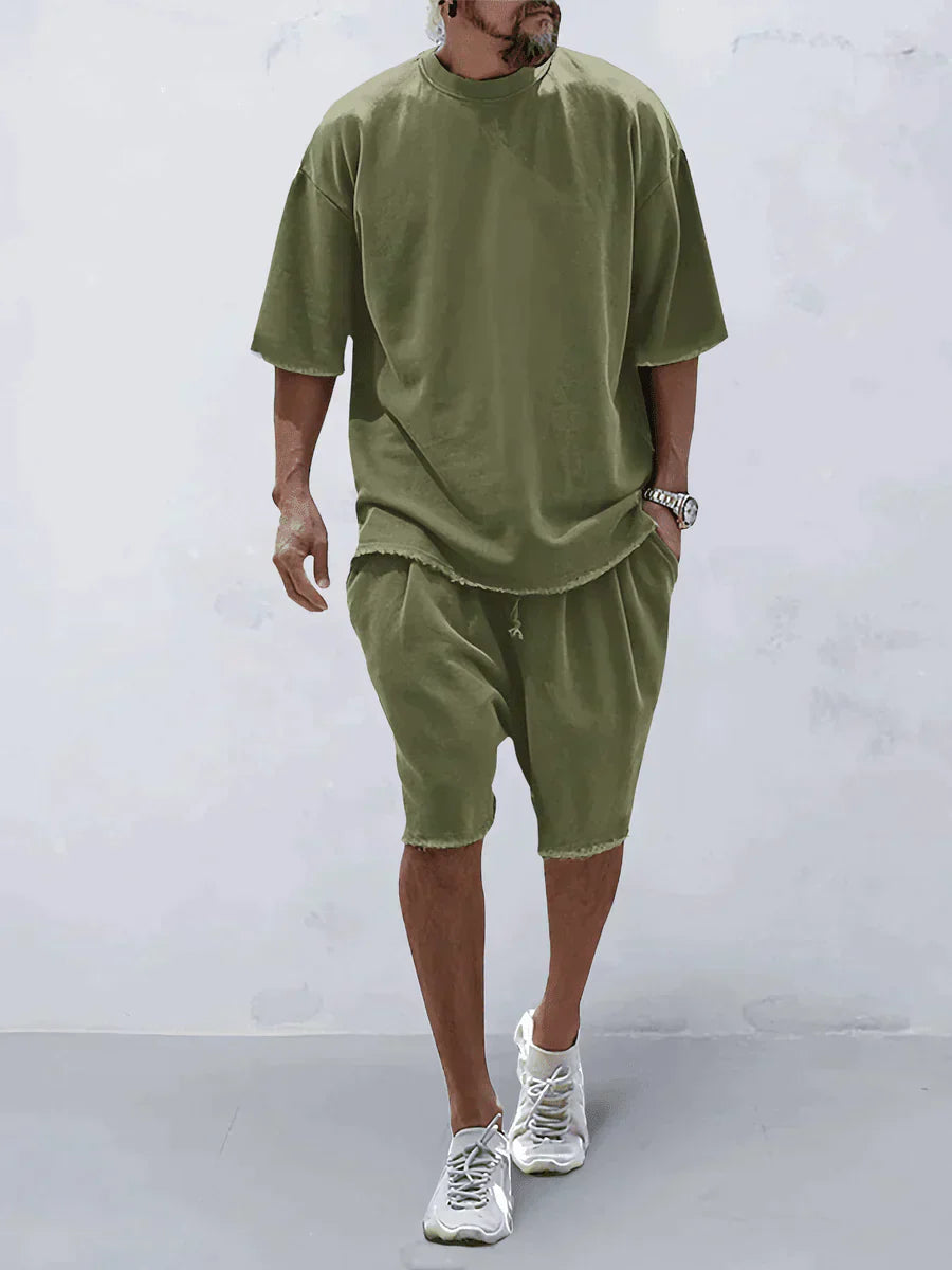 Uvolněný pánský sportovní set v loose-fit stylu – Cassian