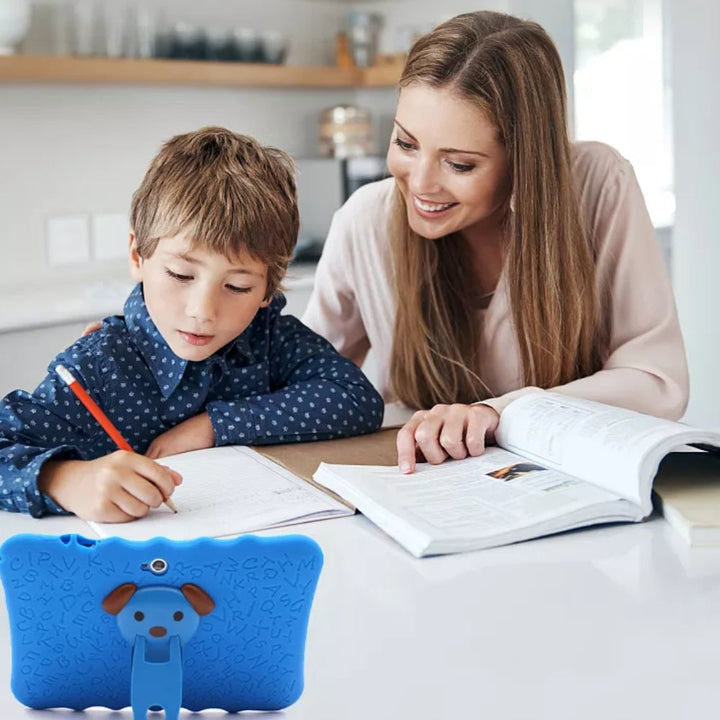 Dětský tablet s 7palcovým displejem, ochranným krytem a dětskou zámkovou funkcí – LernTab Junior