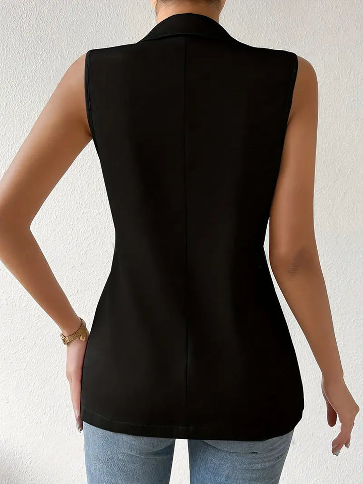 Trendové bezrukávové blazery s detaily knoflíků - Yara