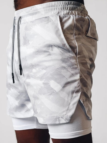 2-in-1 letní sportovní šortky pro muže – Felix