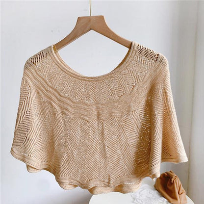 Dámský šál z hedvábí s úpletem a UV ochranou – Amira