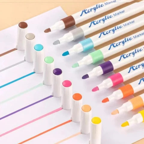 Akrylové barvy pro děti a kreativní projekty – k dispozici v 12 až 48 barvách