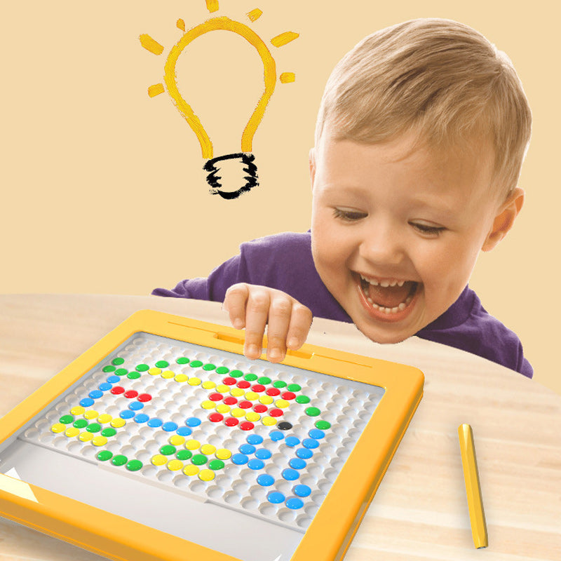 Magnetická tabule se znaky a korálky - MagniDots