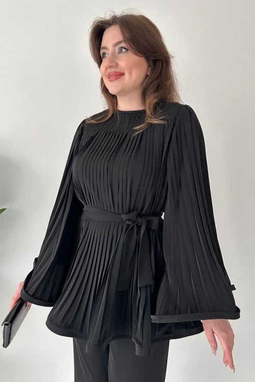 Dámský plisovaný set oblečení – Selene
