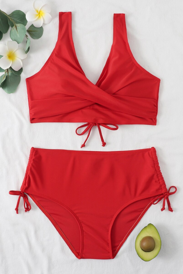 Barevné bikiny se šňůrkou a twistovým detailem – Zaraï