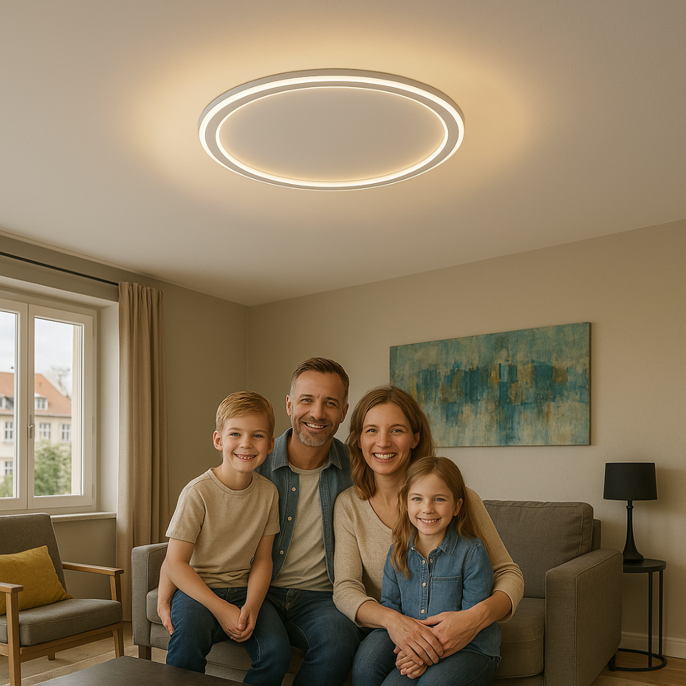 Skandinávské LED stropní osvětlení – Moderní, stmívatelné a stylové pro obývací pokoj, jídelnu a chodbu