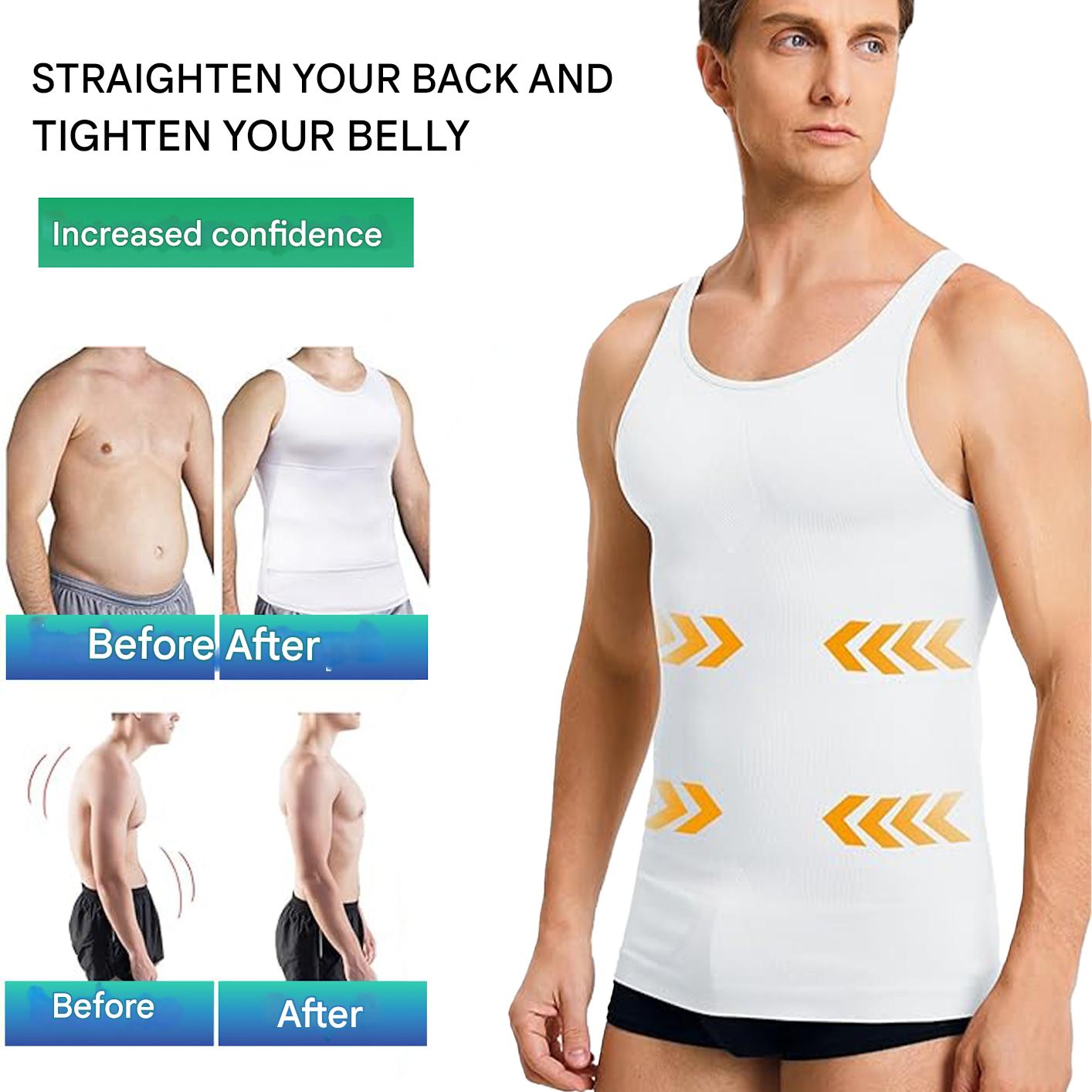 Korigující pánská košile s tvarovacím efektem – Noah