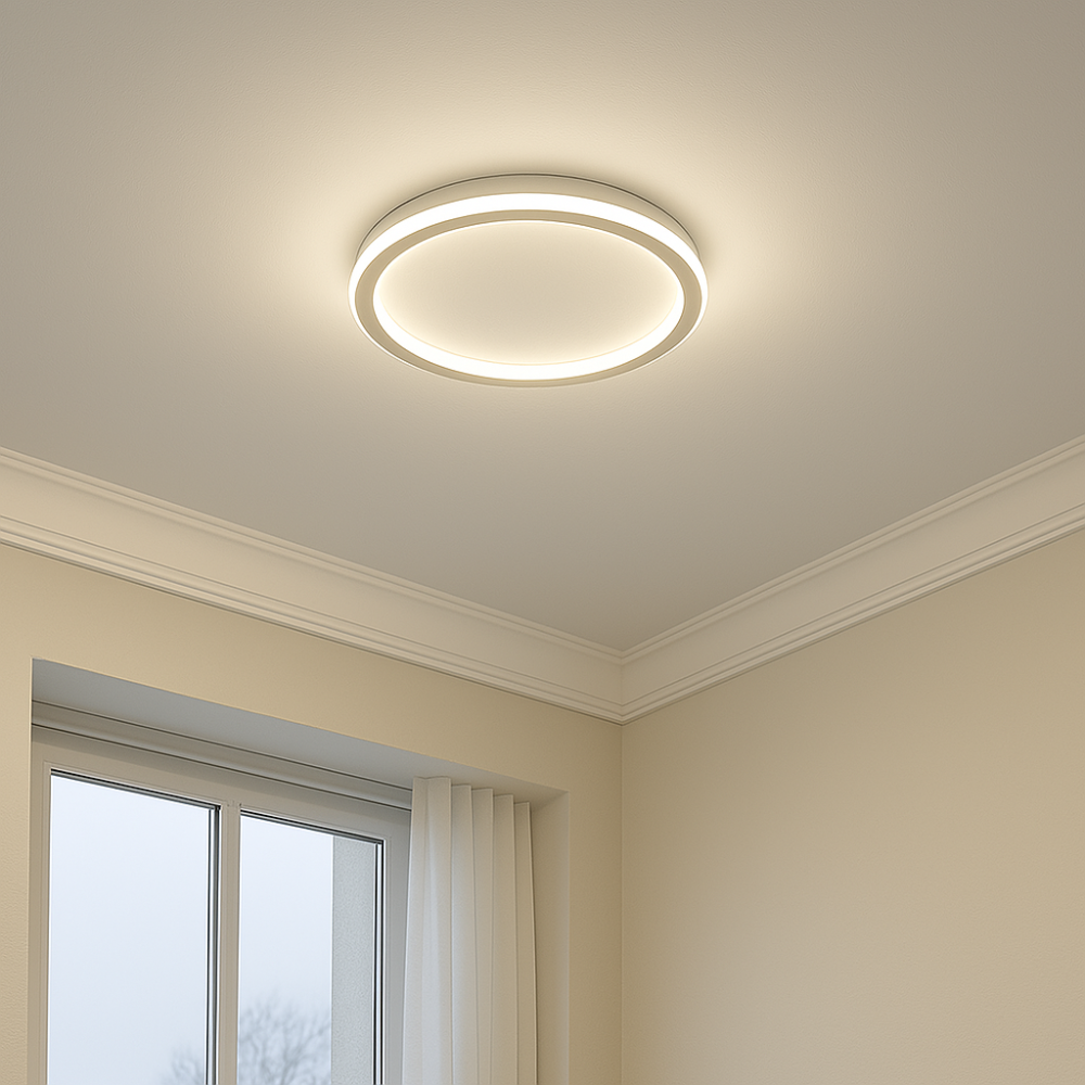 Skandinávské LED stropní osvětlení – Moderní, stmívatelné a stylové pro obývací pokoj, jídelnu a chodbu