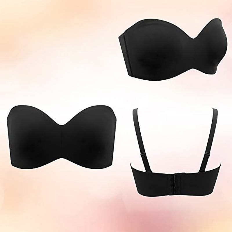 Bezešvá bandeau podprsenka s odnímatelnými ramínky – Camille