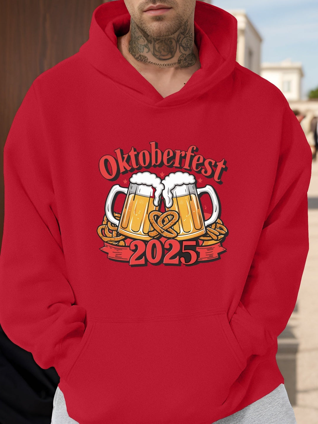 Slavnostní pánská mikina s kapucí – Ludwig Oktoberfest 2025