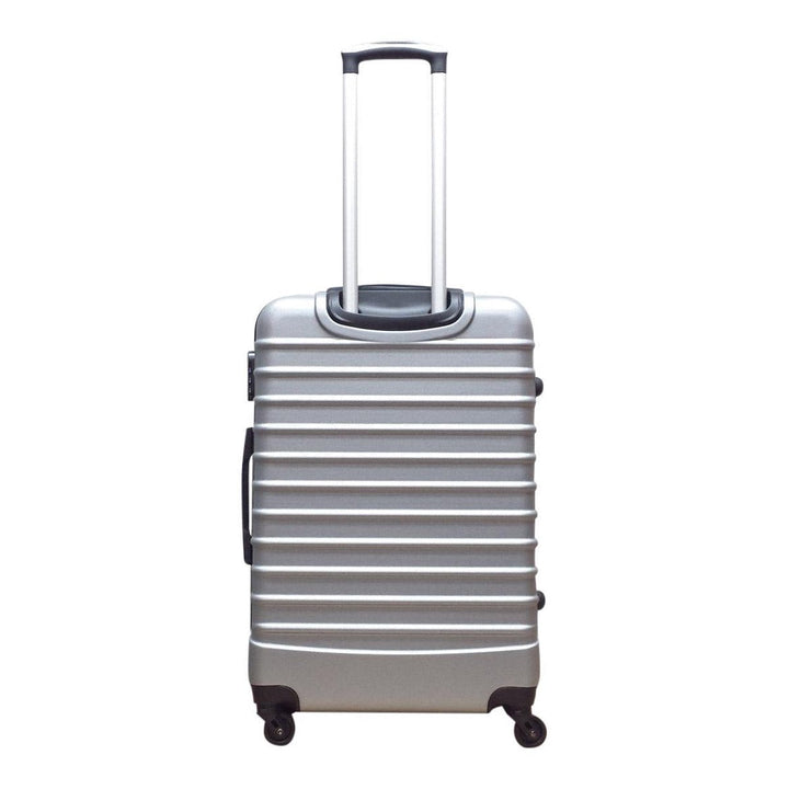 2-dílná plastová cestovní taška – Milano Silver