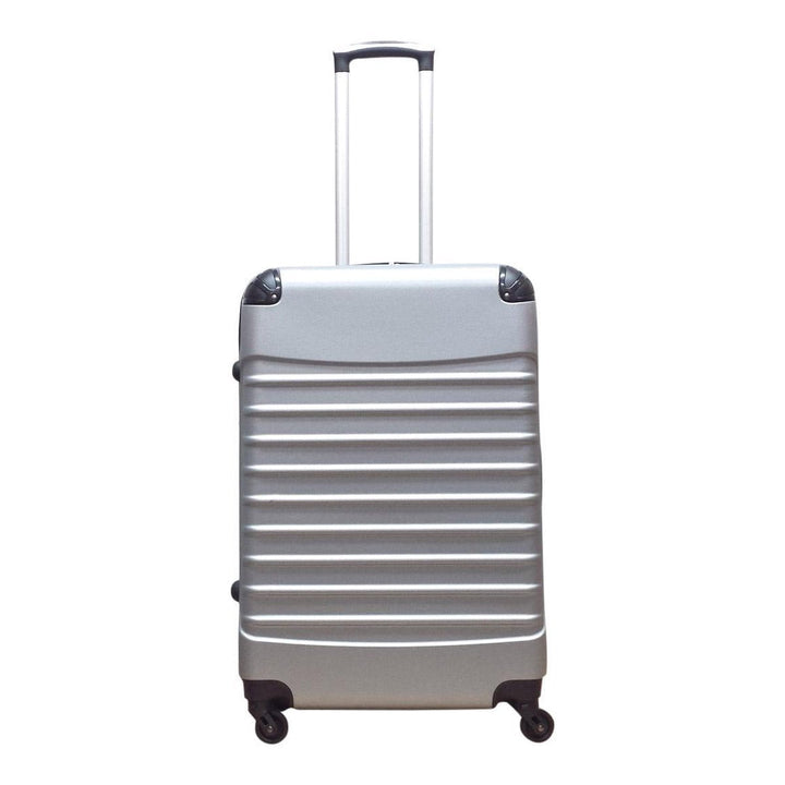 2-dílná plastová cestovní taška – Milano Silver