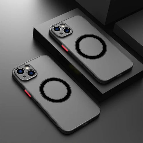 Matný magnetický obal na telefon s MagSafe a ochranou proti pádu – 1+1 ZDARMA