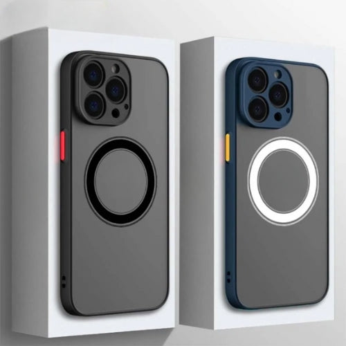Matný magnetický obal na telefon s MagSafe a ochranou proti pádu – 1+1 ZDARMA