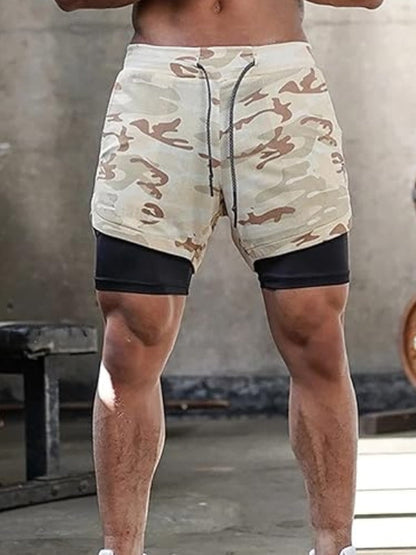 2-in-1 letní sportovní šortky pro muže – Felix