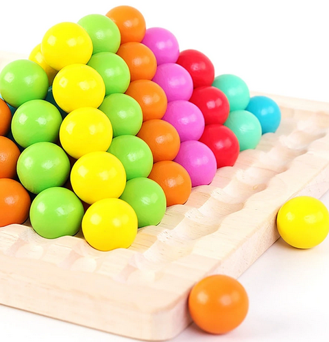 Montessori kuličková logická hra – Podporuje teorii barev a myšlení