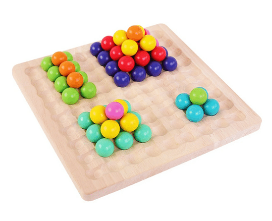 Montessori kuličková logická hra – Podporuje teorii barev a myšlení