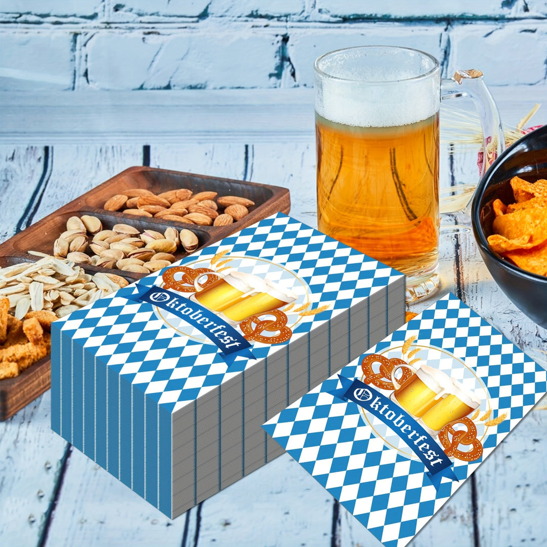 Papírové ubrousky (120 kusů) – WiesnServus Oktoberfest 2025