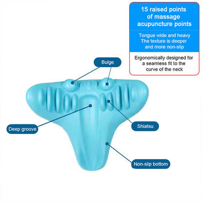 Ergonomický masážní polštář na krk bez elektrického napájení – NeckEase Stretch