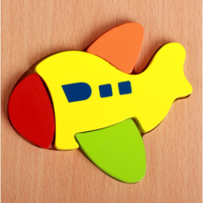 Dřevěné puzzle pro malé děti – Montessori objevovací set (1+1 ZDARMA)