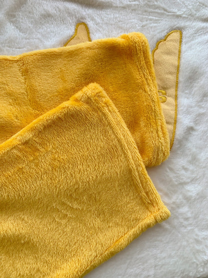 Dámská souprava pyžama z fleecu s vyšitím a kulatým výstřihem na podzim/zimu – Alissa