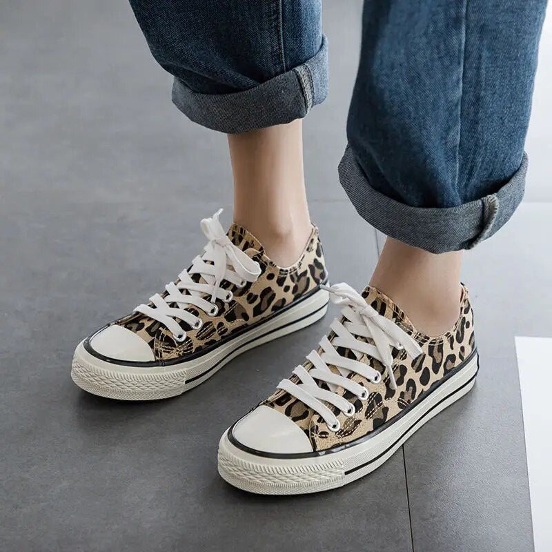 Stylové leopardí tenisky pro ženy – Savannah
