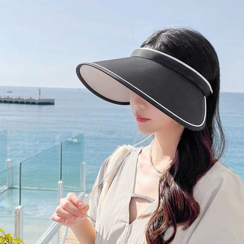 Trendy klobouk s rolovaným lemem a extra ochranou – FoldSun Pro