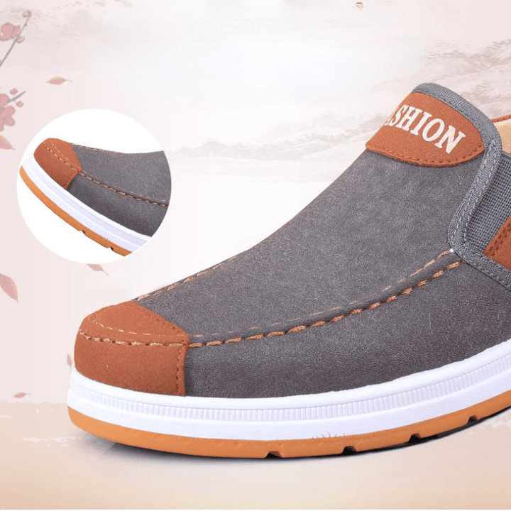 Pánské Slip-On plátěné boty – Matteo Podzimní edice