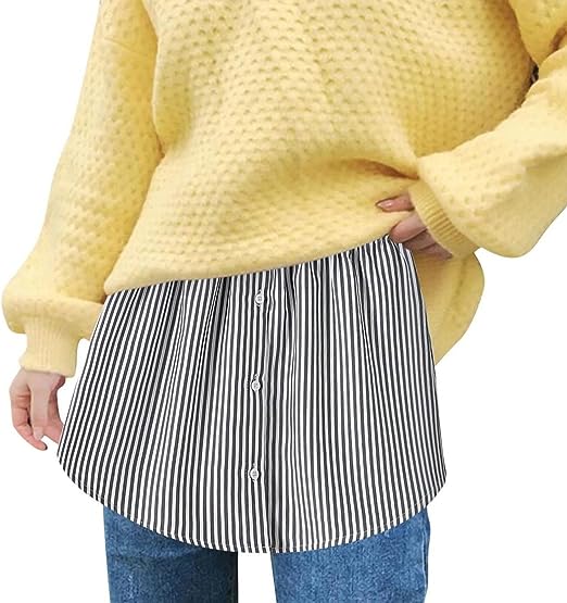 Dámská košile prodloužená s elastickým pasem – Noelle