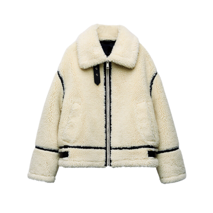 Teddy pilotní bunda – Dilara | Zimní, měkká, oversize a stylová!