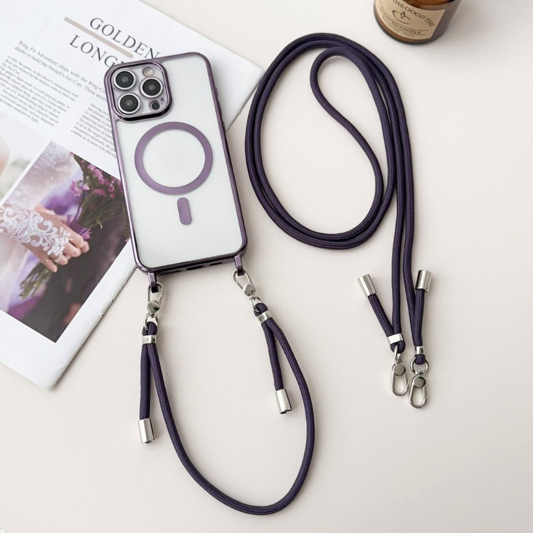 MagSafe taška na telefon pro iPhone s popruhem – Halo (1+1 ZDARMA)