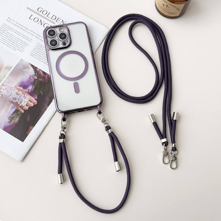 MagSafe taška na telefon pro iPhone s popruhem – Halo (1+1 ZDARMA)
