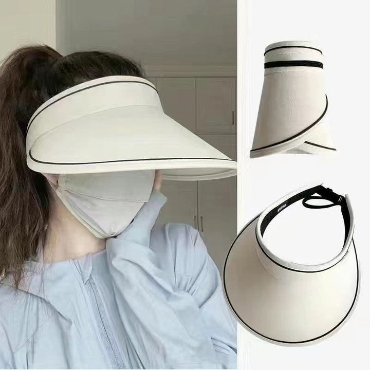 Trendy klobouk s rolovaným lemem a extra ochranou – FoldSun Pro