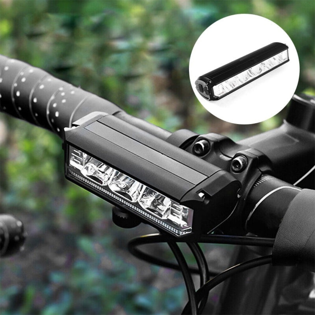 Superjasné 180° cyklistické osvětlení s integrovanou baterií – Luminor