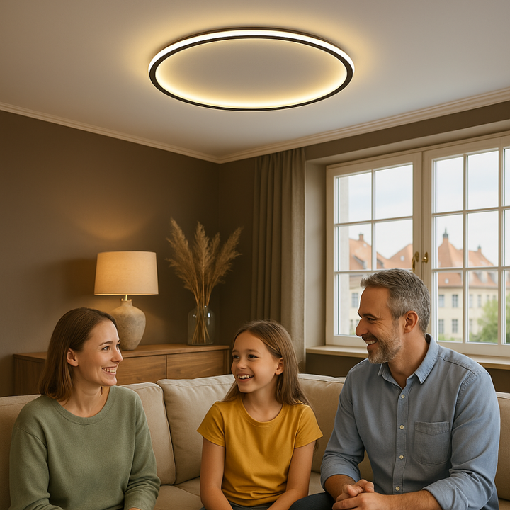 Skandinávské LED stropní osvětlení – Moderní, stmívatelné a stylové pro obývací pokoj, jídelnu a chodbu