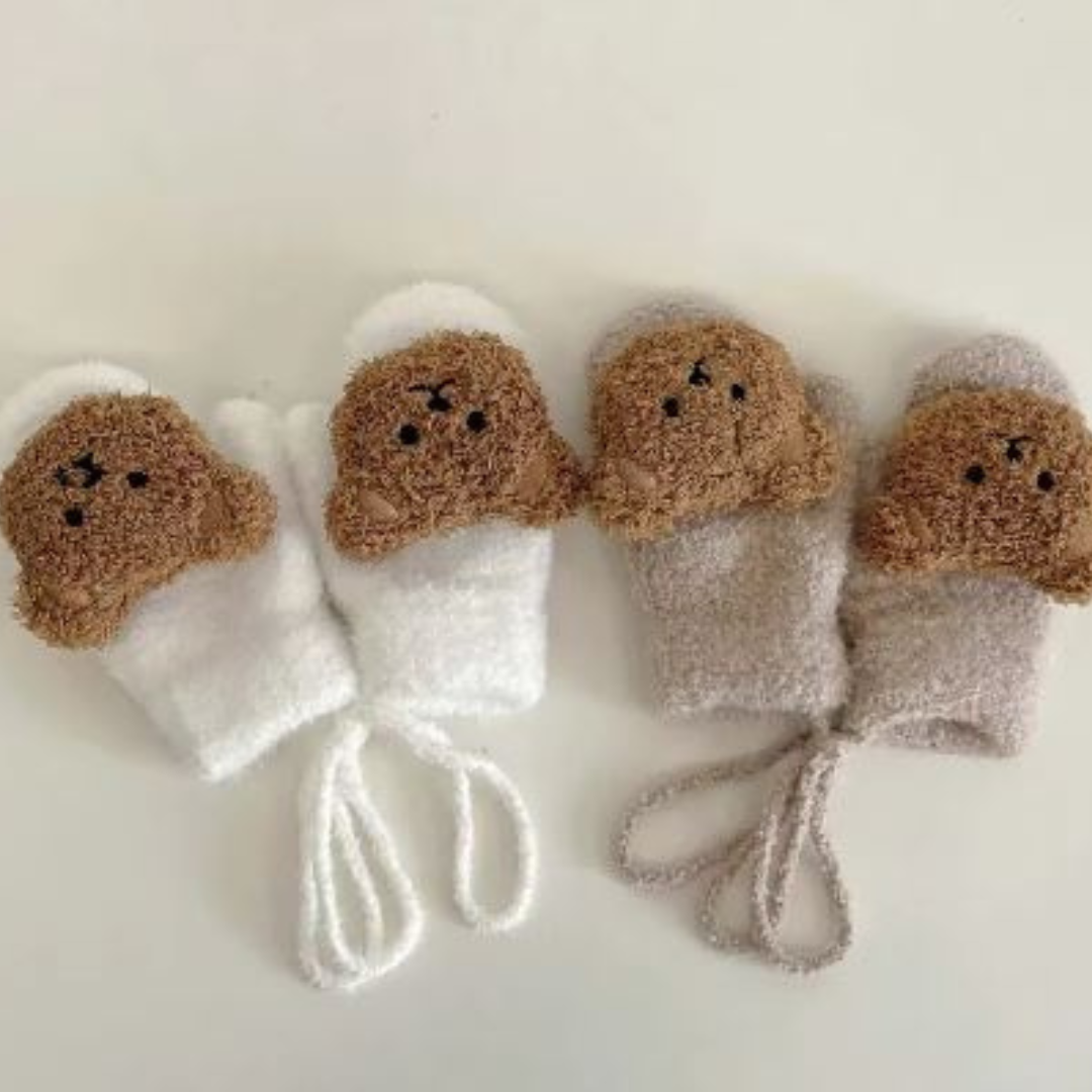 Dětské zimní rukavice s motivy medvědů – TinyBear rukavice