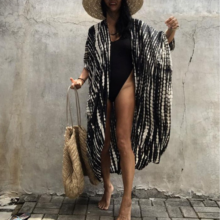 Boho chiffonová halenka s kimono rukávy – Ziva