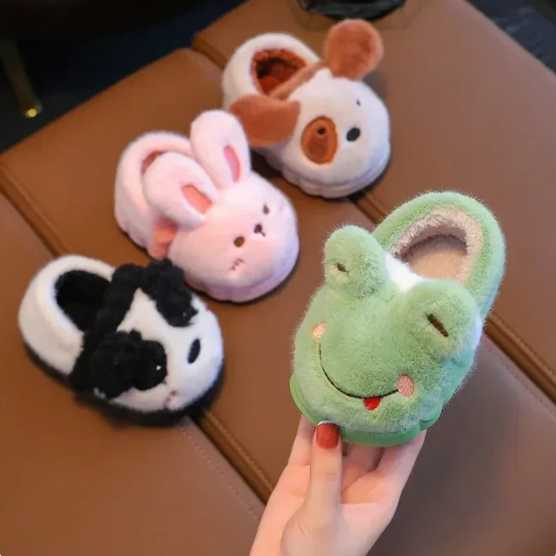Dětské papuče se zvířecím designem – FunnyPaws