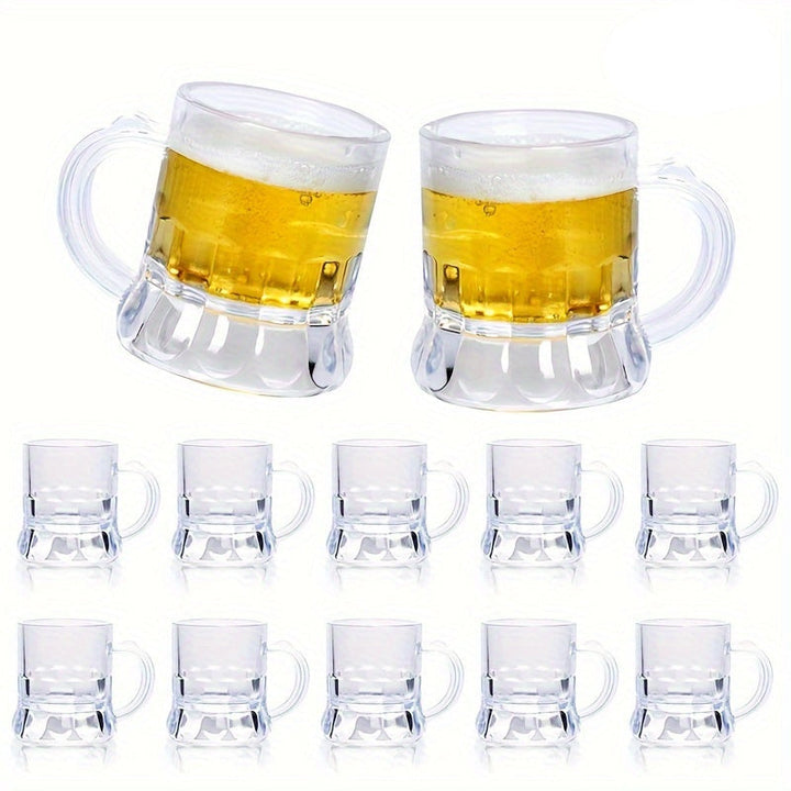 Průhledné mini olejové džbány, dvojité balení (12 kusů v každém) – MiniKrugSet Oktoberfest 2025