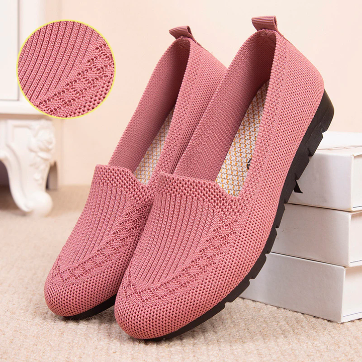 Pohodlné a ventilované dámské slip-on na podzim s podporou klenby - Leona