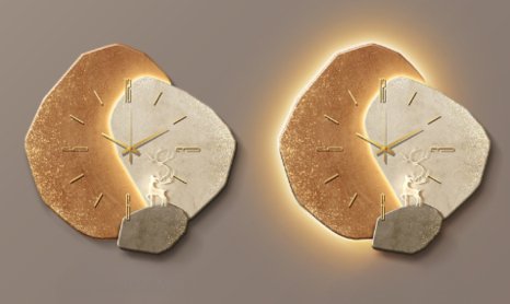Minimalistické nástěnné hodiny ve skandinávském designu - NordiqTime