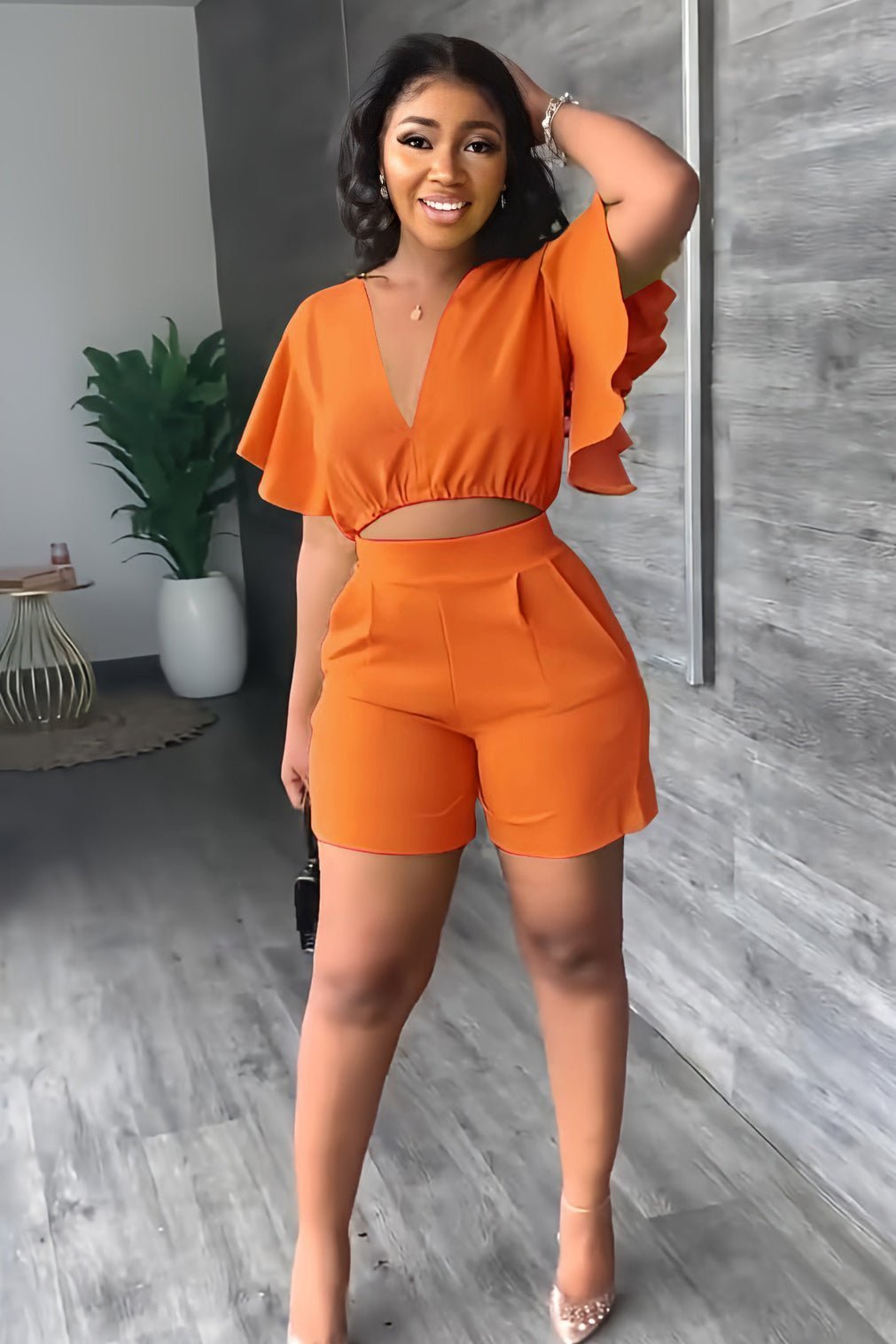 Trendy letní set s designem pruhů – Marlene