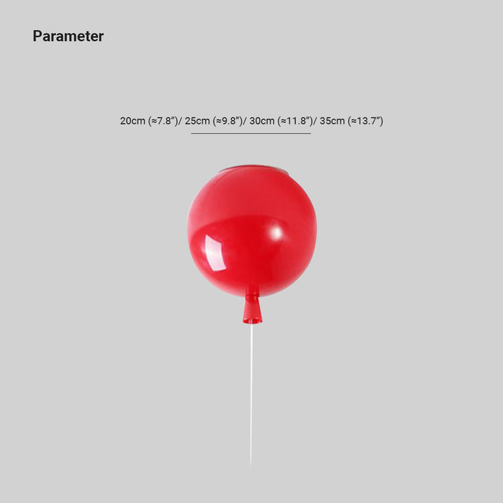 Roter Luftballon aus Latex, verschiedene Größen, Partydekoration, 20-35 cm, auf grauem Hintergrund.