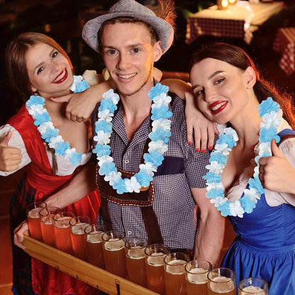 24 kusů dekorativních řetězů Oktoberfest – BavariaBlüten Oktoberfest 2025