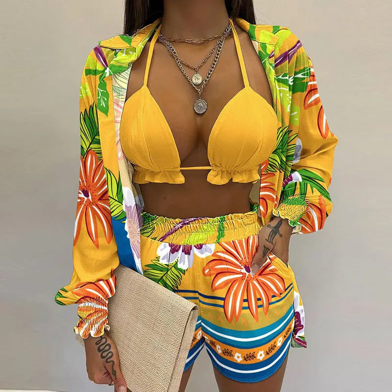Stylový 3dílný letní outfit na pláž a k bazénu - TropenGlow
