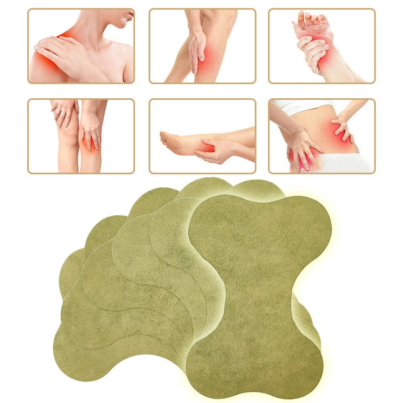 Schmerzlindernde Pflaster, beige, für Rücken, Knie, Handgelenk, Fuß, Muskelentspannung.
