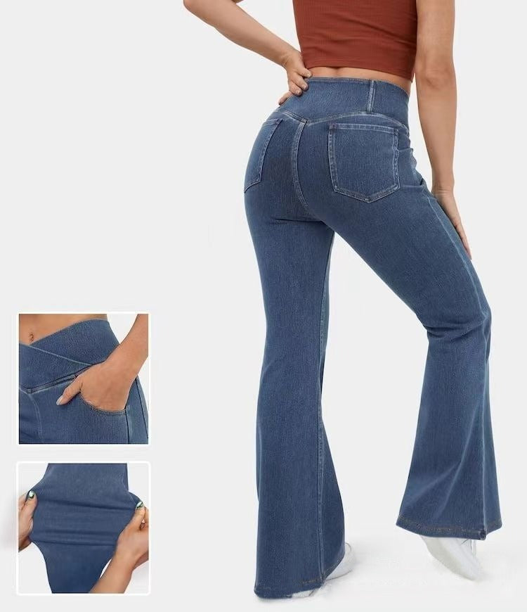 Moderní dámské stretch džíny – Helena