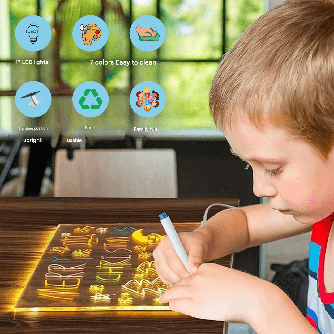 Světelná vyznačovací deska pro děti – LuminaPlay